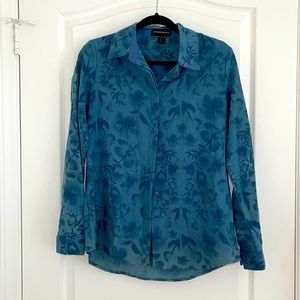 Stylestacker Floral Botton Up Blouse